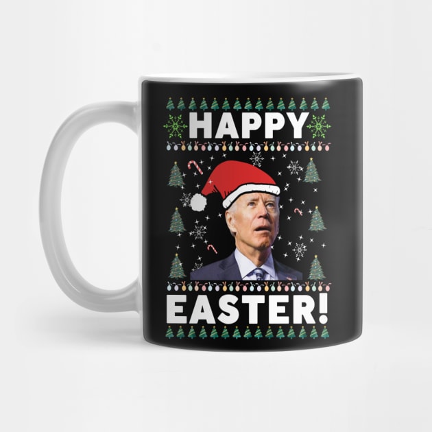 Funny Joe Biden Happy Easter Ugly Christmas by khalid12